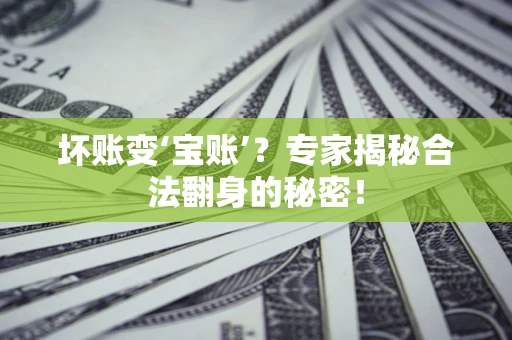 武汉坏账变‘宝账’？专家揭秘合法翻身的秘密！