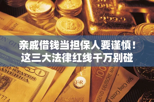 武汉亲戚借钱当担保人要谨慎！这三大法律红线千万别碰