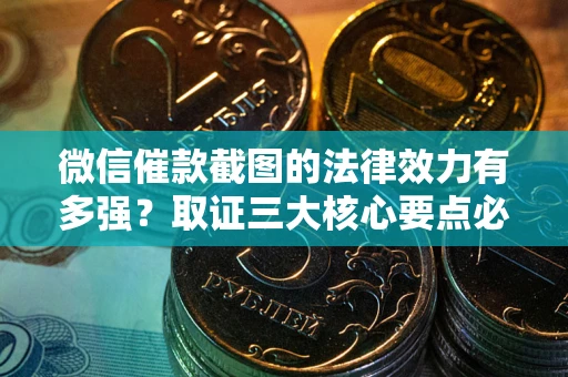 武汉微信催款截图的法律效力有多强？取证三大核心要点必须知道！