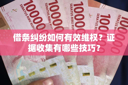 武汉借条纠纷如何有效维权？证据收集有哪些技巧？