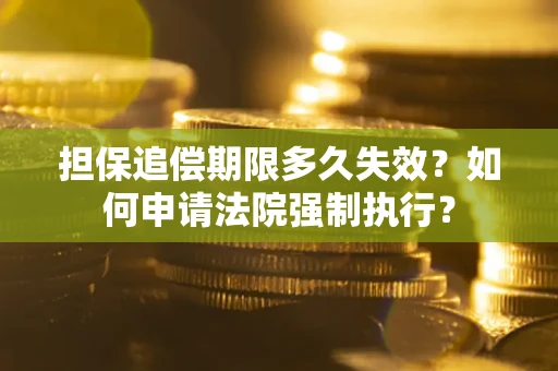 武汉担保追偿期限多久失效？如何申请法院强制执行？
