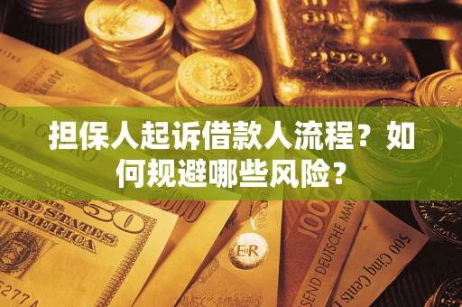 武汉担保人起诉借款人流程？如何规避哪些风险？