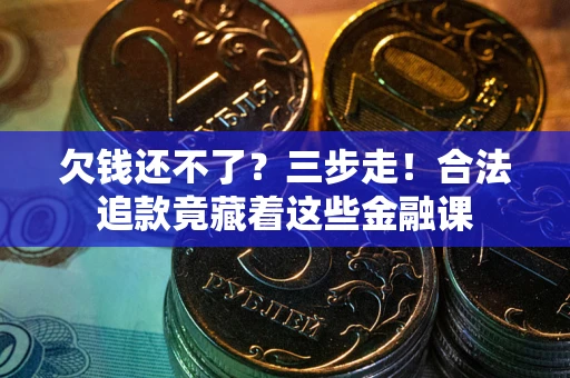 武汉欠钱还不了？三步走！合法追款竟藏着这些金融课