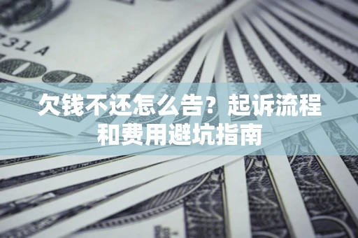 武汉欠钱不还怎么告?起诉流程和费用避坑指南 武汉欠钱不还怎么告?起诉流程和费用避坑指南