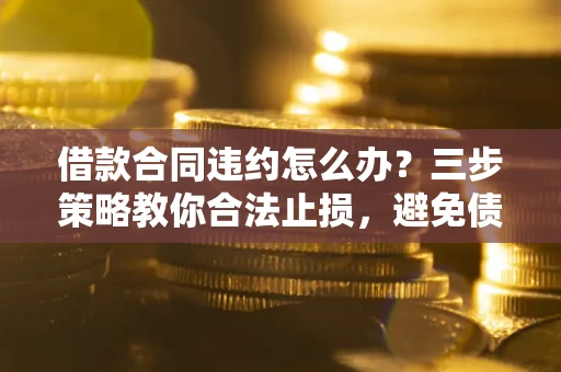 武汉借款合同违约怎么办？三步策略教你合法止损，避免债务危机升级